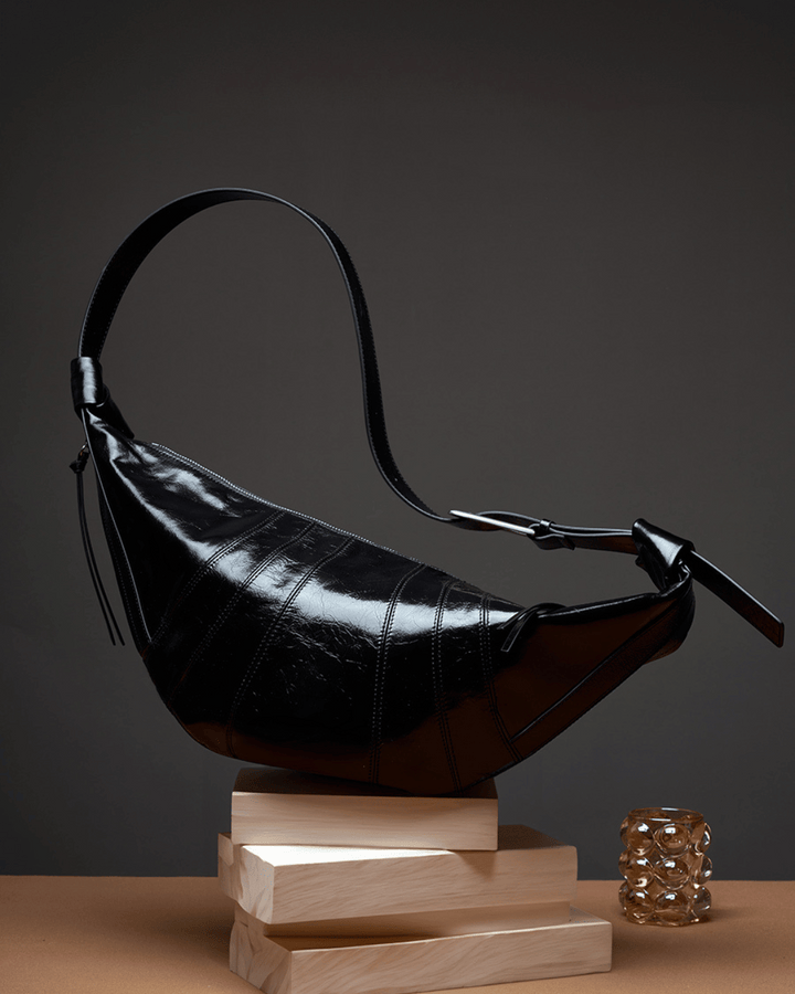 Sac en cuir de luxe Valsenia Banana Curve