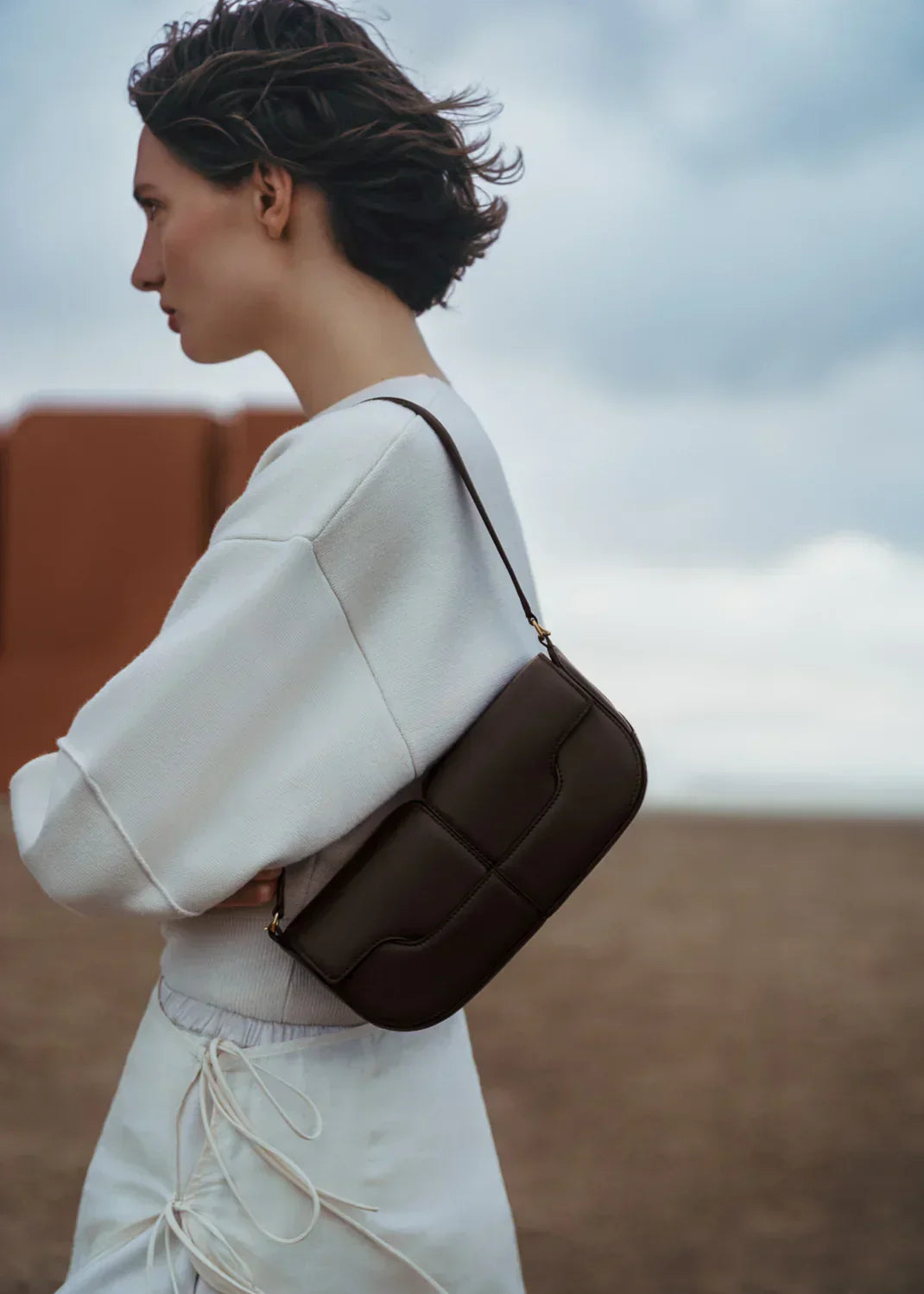 Sac en cuir véritable Valsenia Poléne Osmo
