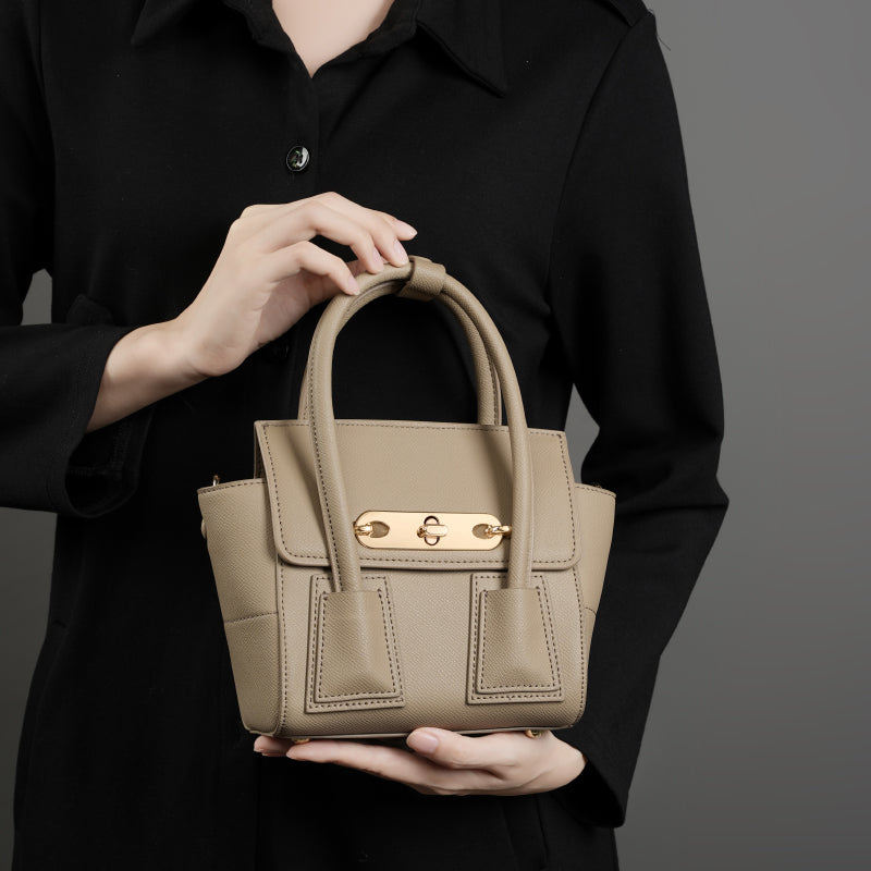Valsenia Golden Lock Touch Bag