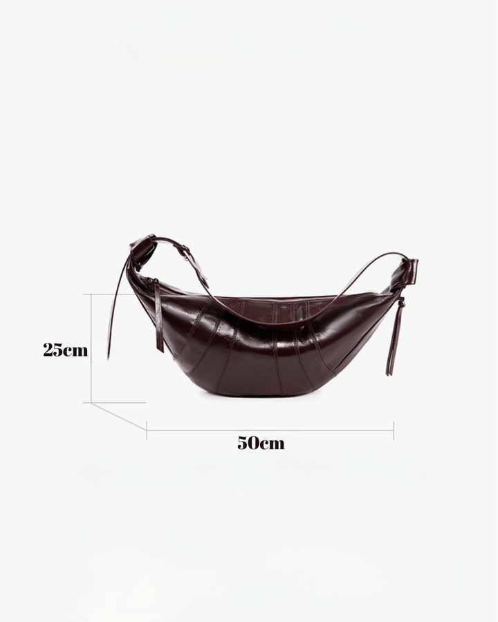 Sac en cuir de luxe Valsenia Banana Curve