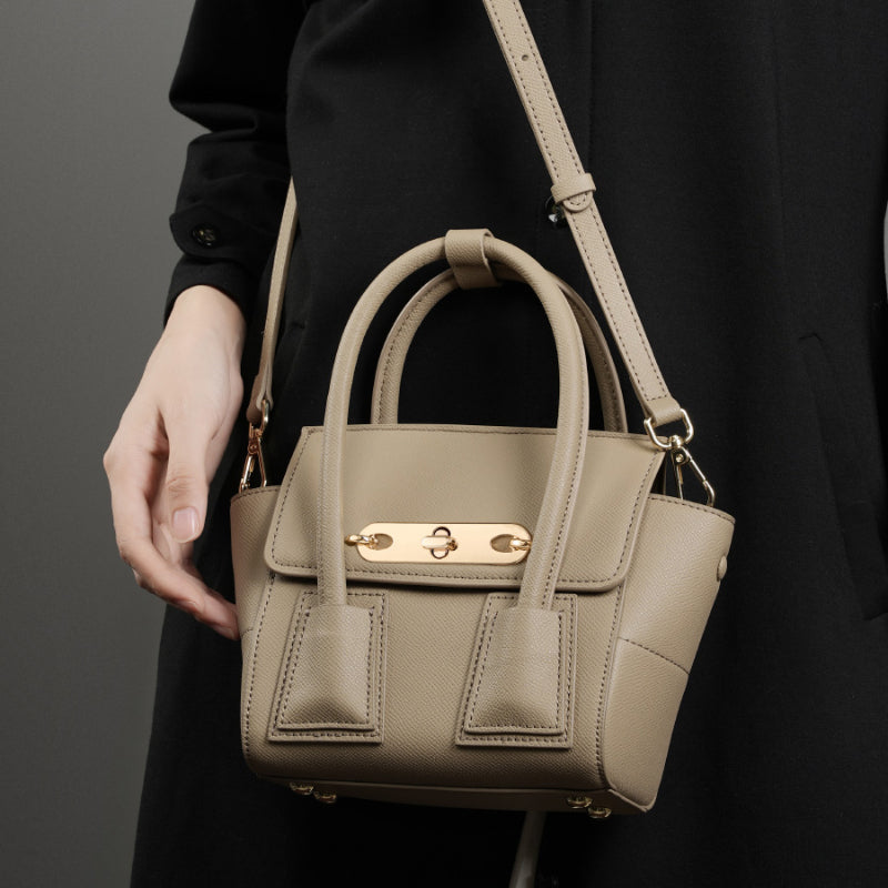 Valsenia Golden Lock Touch Bag