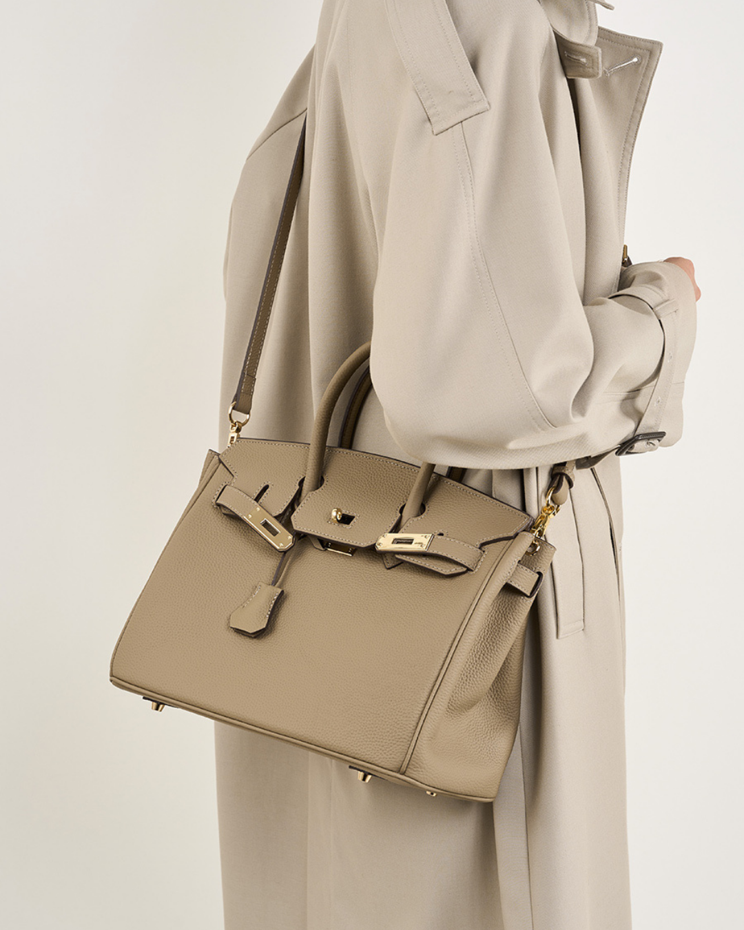 Sac en cuir de qualité supérieure Valsenia Aura Birkin