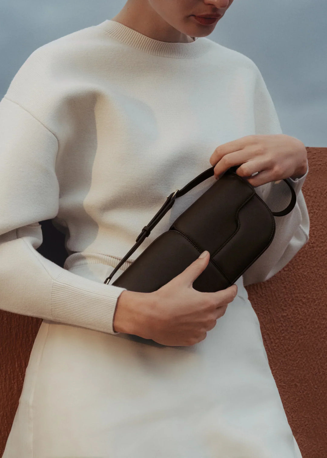 Sac en cuir véritable Valsenia Poléne Osmo