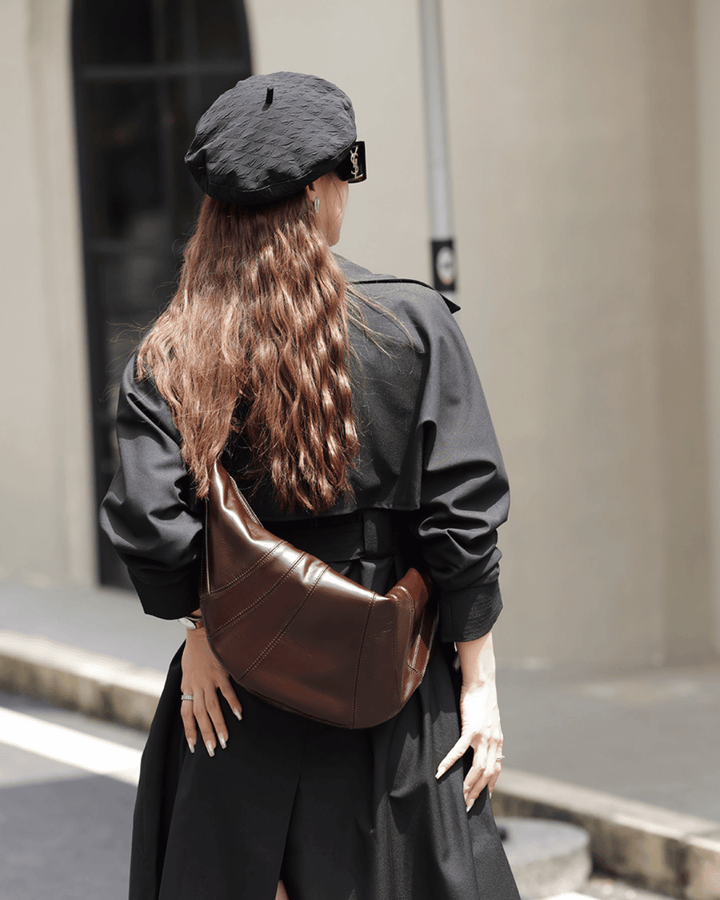 Sac en cuir de luxe Valsenia Banana Curve