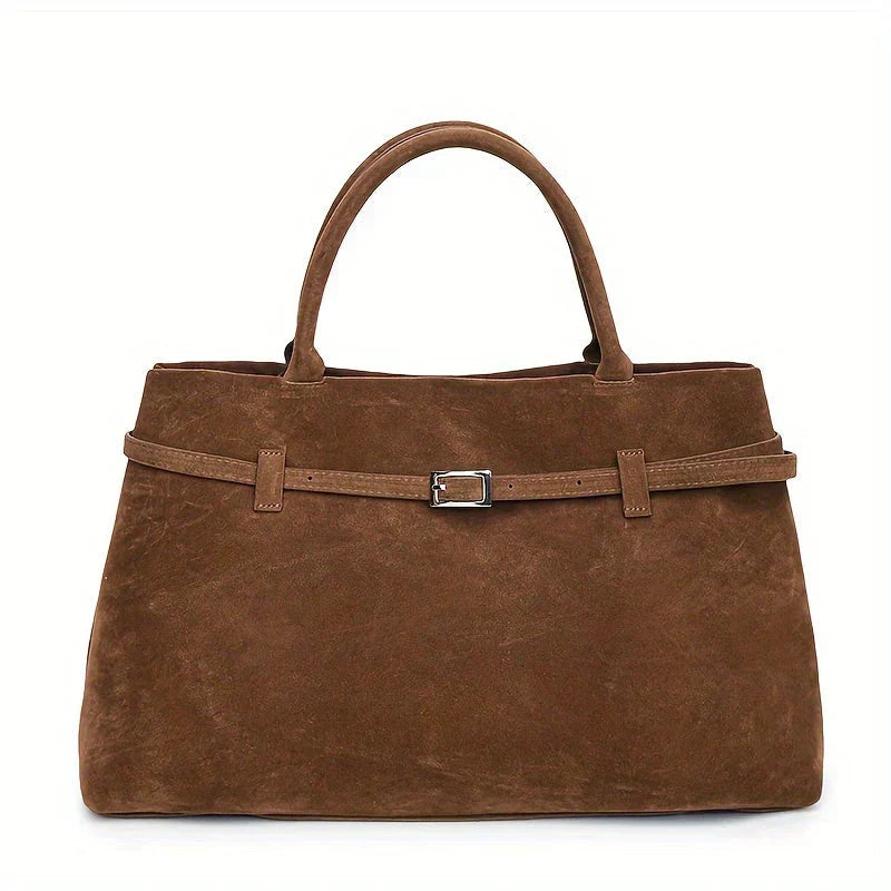 Valsenia Elegant bag with vintage suede belt