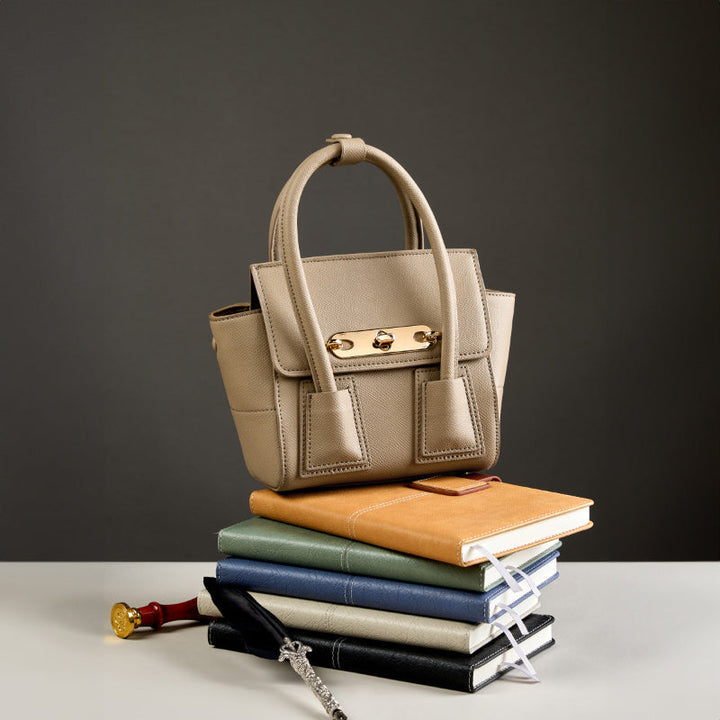 Valsenia Golden Lock Touch Bag