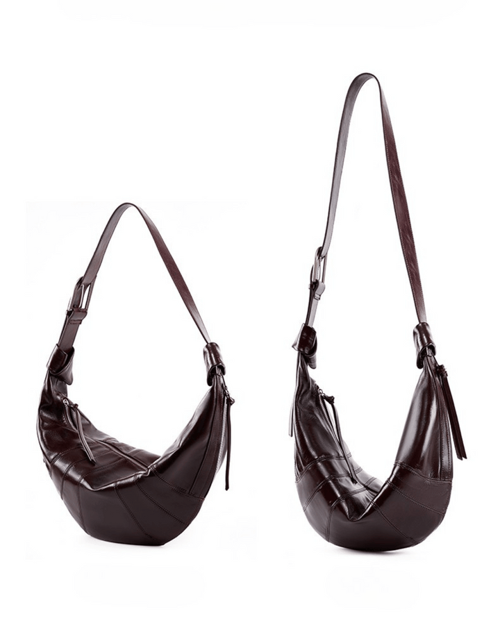 Sac en cuir de luxe Valsenia Banana Curve