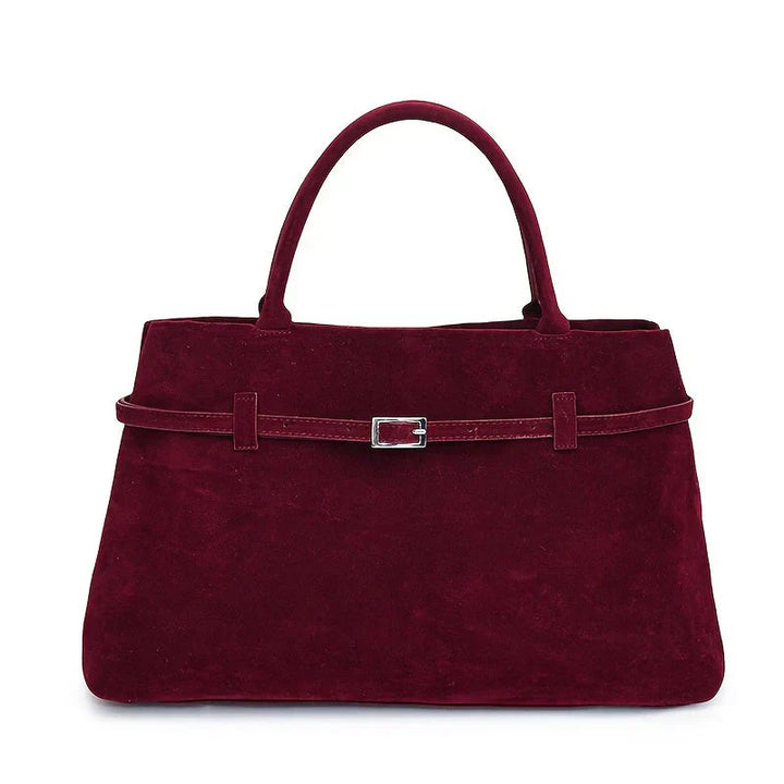 Valsenia Elegant bag with vintage suede belt