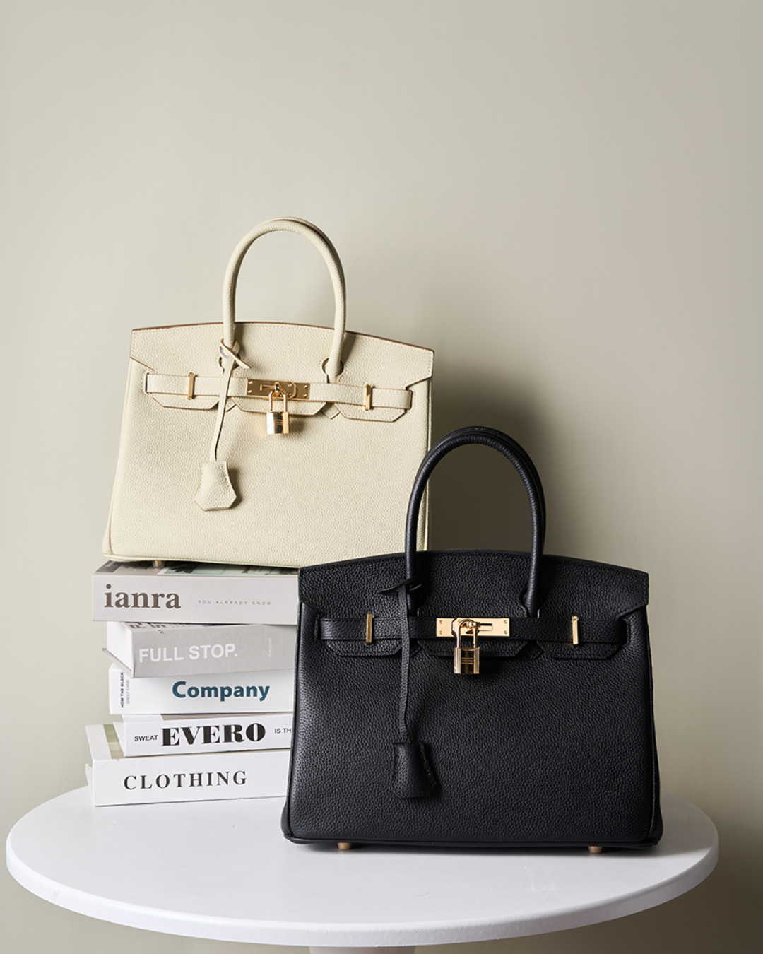 Sac en cuir de qualité supérieure Valsenia Aura Birkin