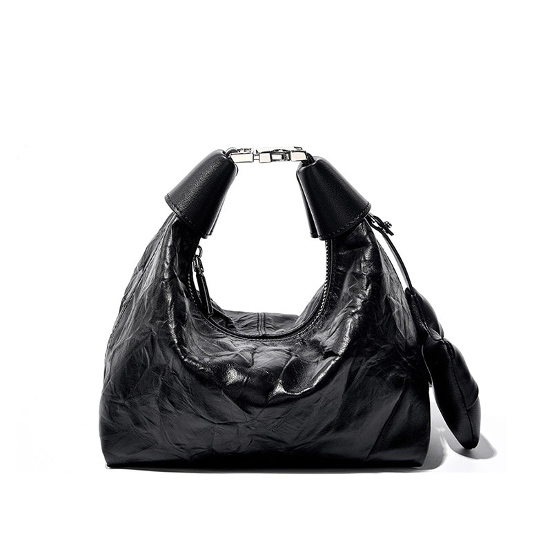 Valsenia Noir Crinkle Mini-Tasche
