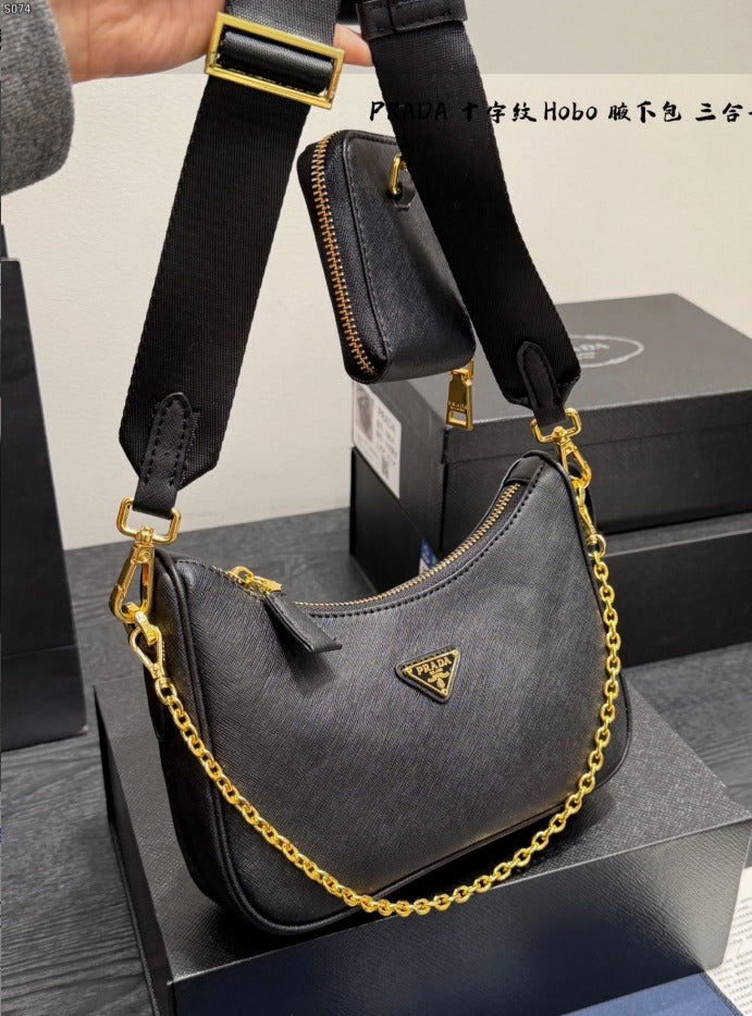 Valsenia Prada Re-Edition 2005 Saffiano Leather Bag.