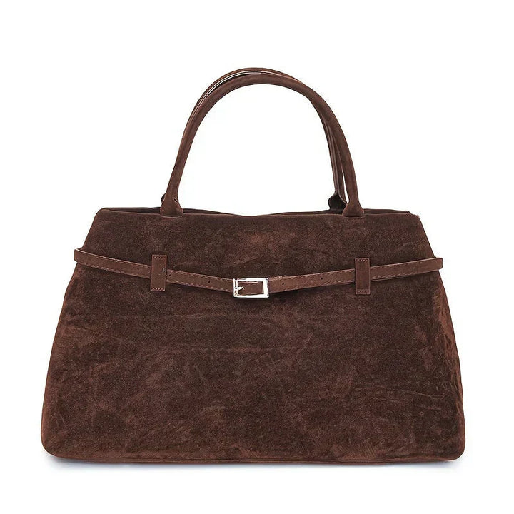 Valsenia Elegant bag with vintage suede belt