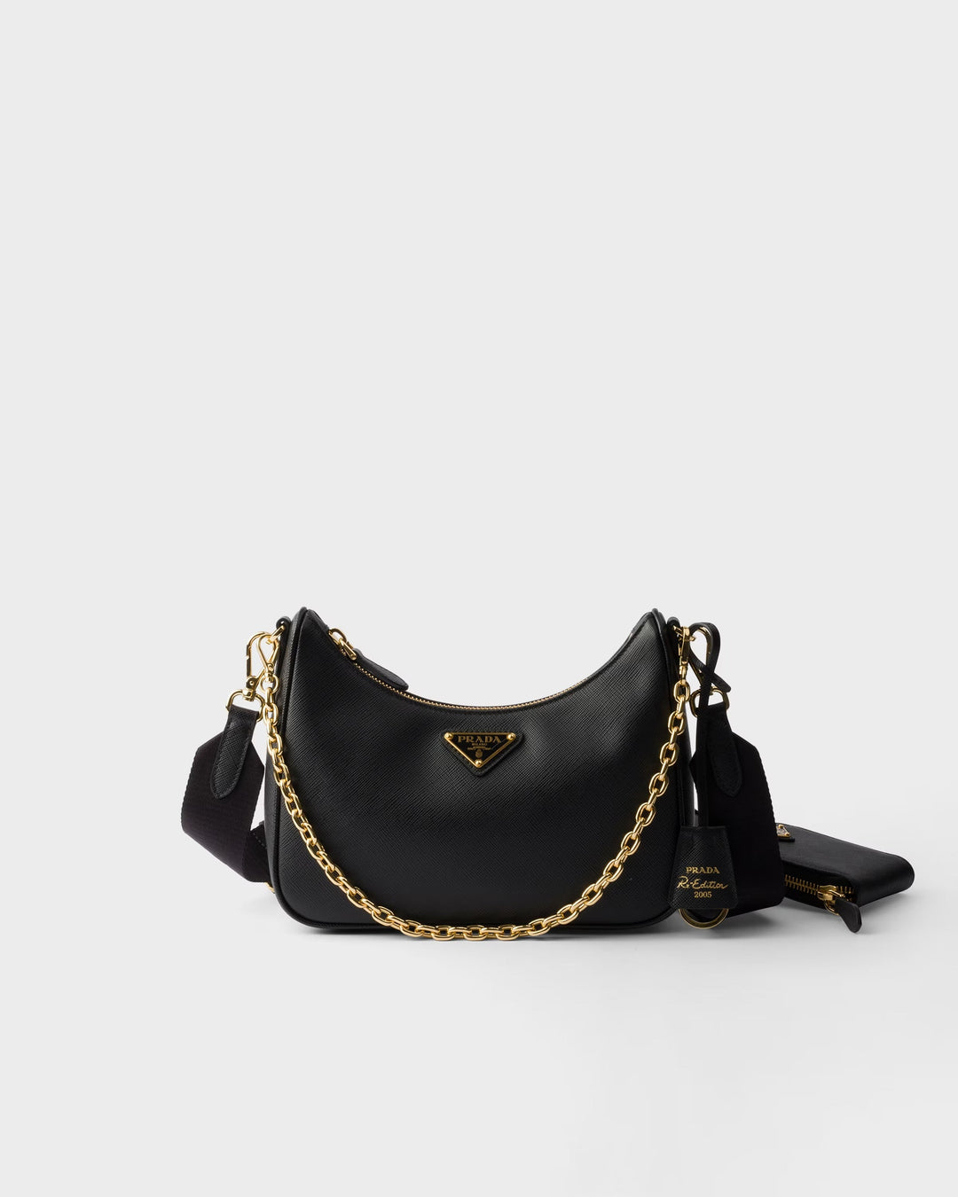 Valsenia Prada Re-Edition 2005 Saffiano Leather Bag.