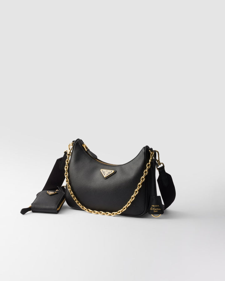 Valsenia Prada Re-Edition 2005 Saffiano Leather Bag.