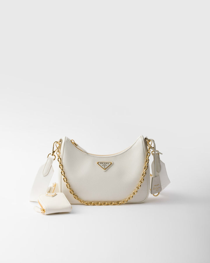Valsenia Prada Re-Edition 2005 Saffiano Leather Bag.