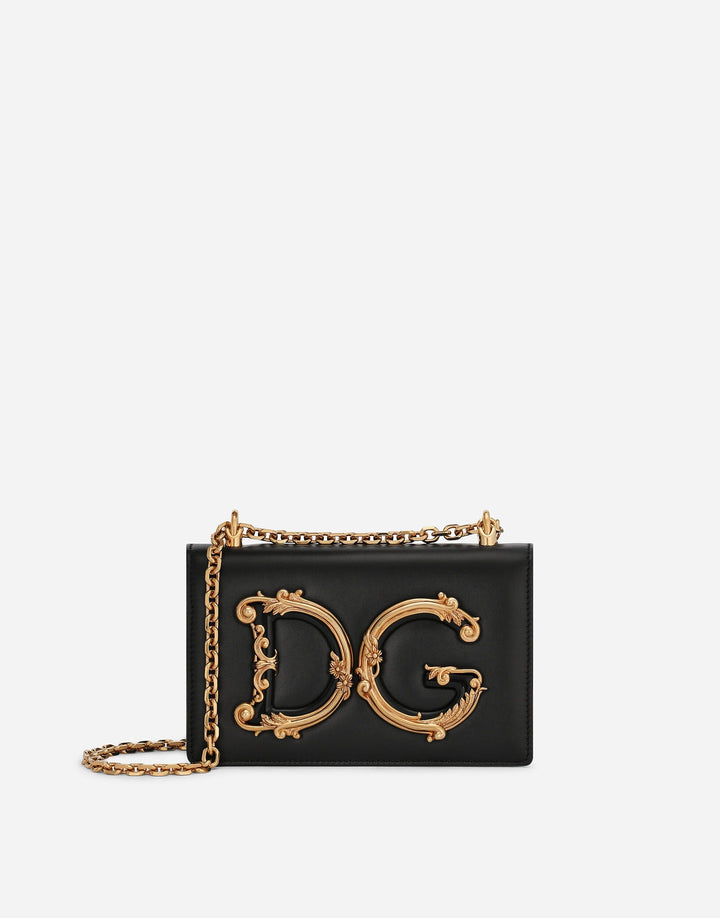 Valsenia Dolce &amp; Gabbana DG Girls Logo-Kettenschultertasche
