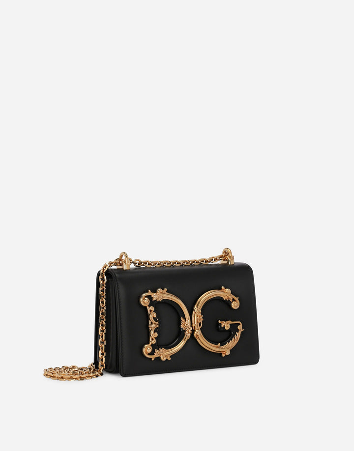 Valsenia Dolce &amp; Gabbana DG Girls Logo-Kettenschultertasche