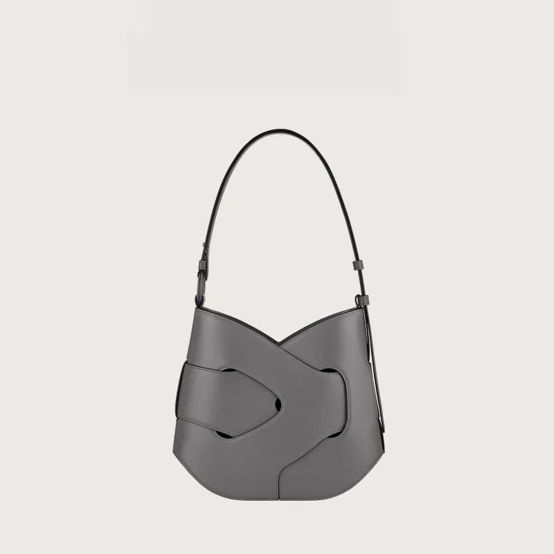 Valsenia Polène Nodde Hobo Echtes Leder Tasche