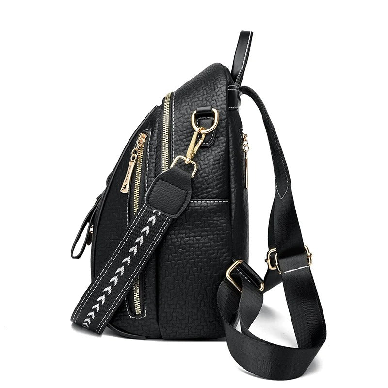 Valsenia Moderner Rucksack aus echtem Leder
