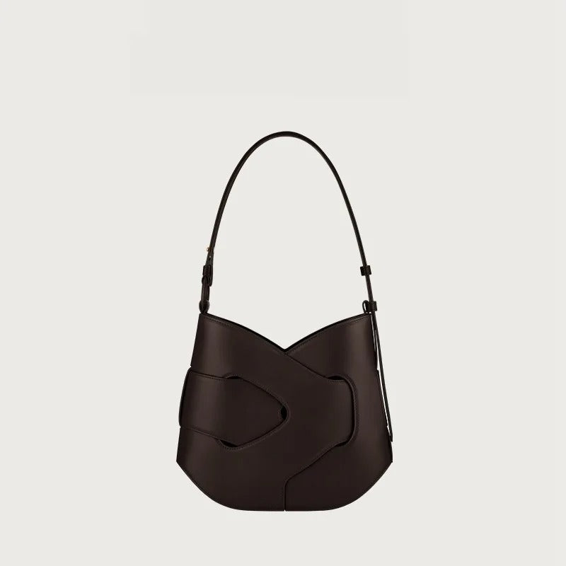 Valsenia Polène Nodde Hobo Echtes Leder Tasche