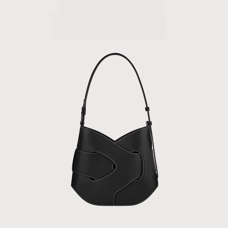 Valsenia Polène Nodde Hobo Echtes Leder Tasche