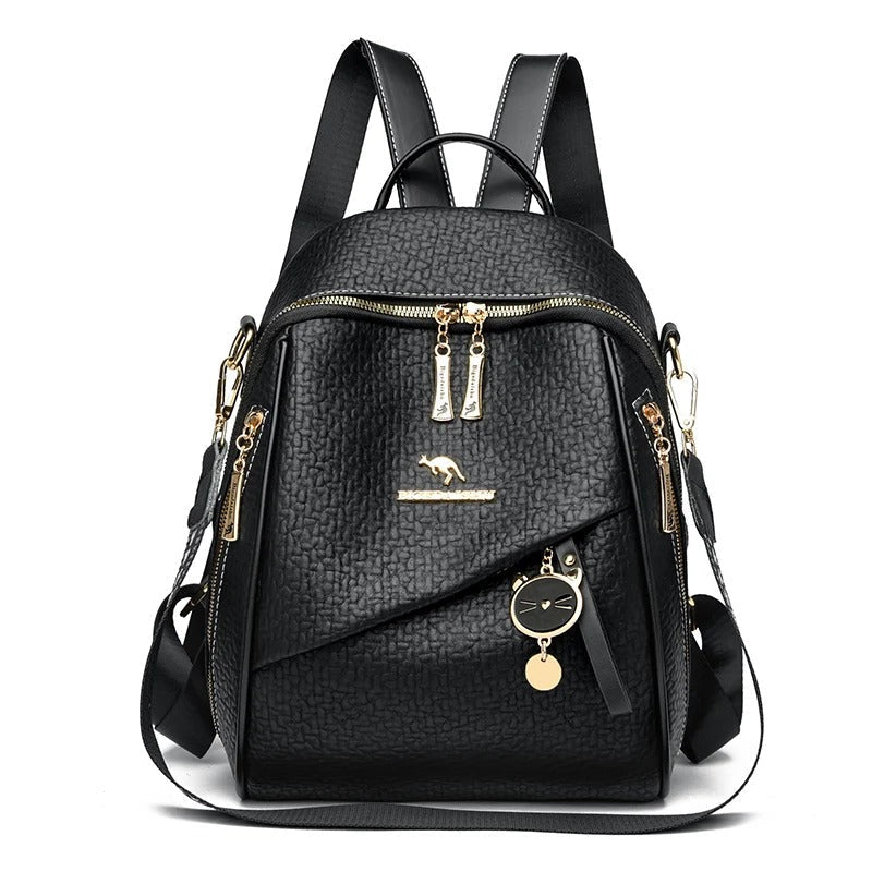 Valsenia Moderner Rucksack aus echtem Leder