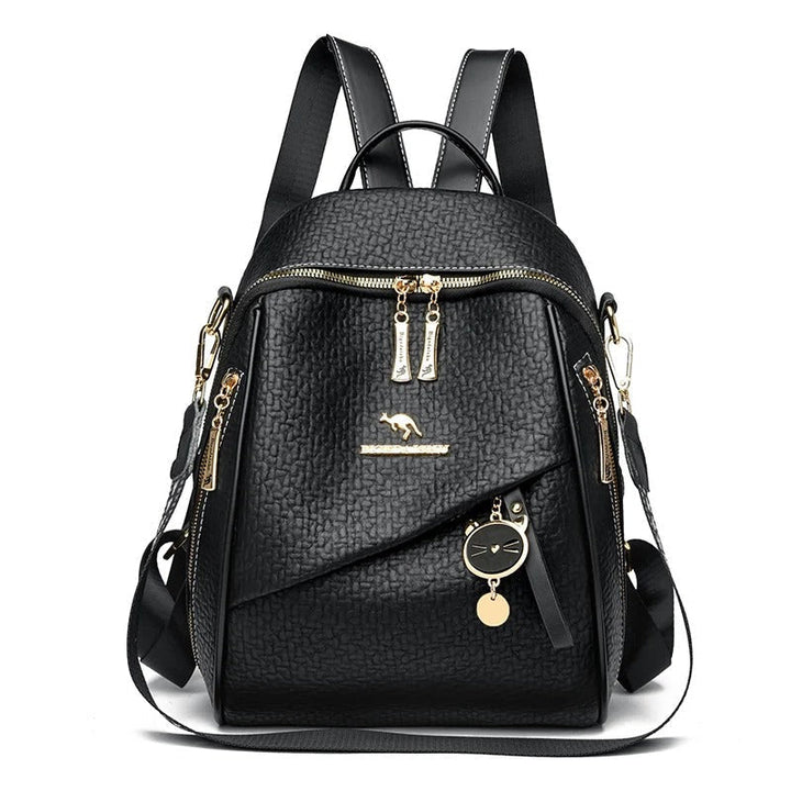 Valsenia Moderner Rucksack aus echtem Leder