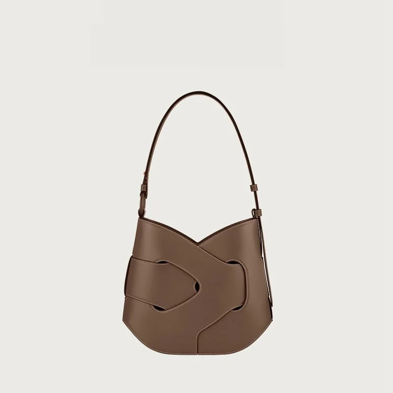 Valsenia Polène Nodde Hobo Echtes Leder Tasche