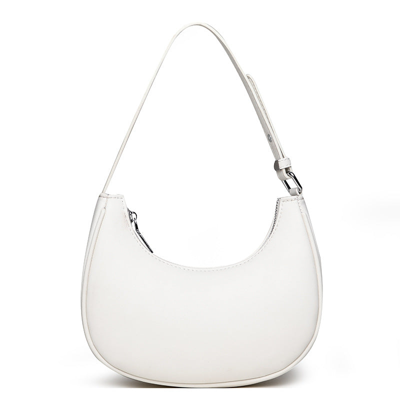Valsenia Half-moon shaped leather bag