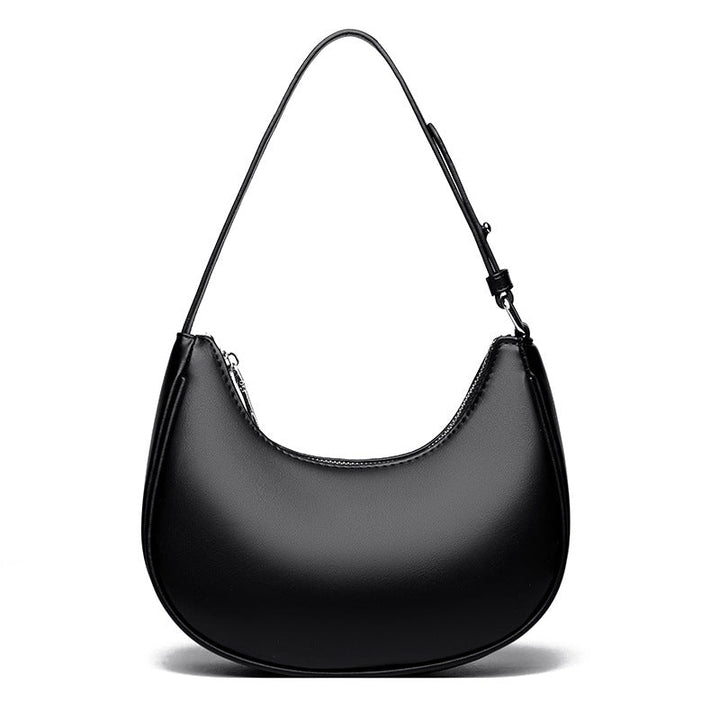 Valsenia Half-moon shaped leather bag